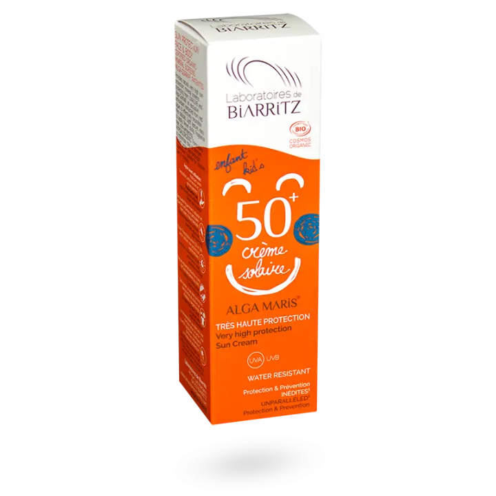 Crème solaire enfant Alga Maris SPF 50+ BIO Biarritz 100 ml