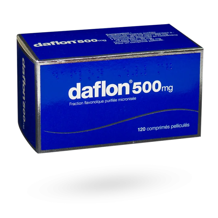 Daflon 500 mg troubles veineux 120 comprimés
