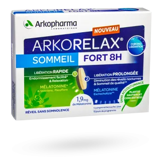 Arkorelax sommeil fort 8h libération prolongée 15 comprimés