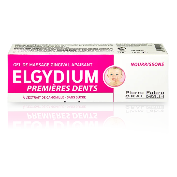 Elgydium premières dents gel de massage gingival apaisant 15 ml