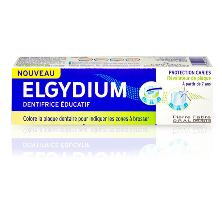 Elgydium dentifrice éducatif avec révélateur de plaque 50 ml
