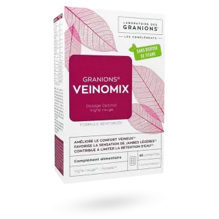 Granions Veinomix confort veineux formule renforcée boite de 60 comprimés