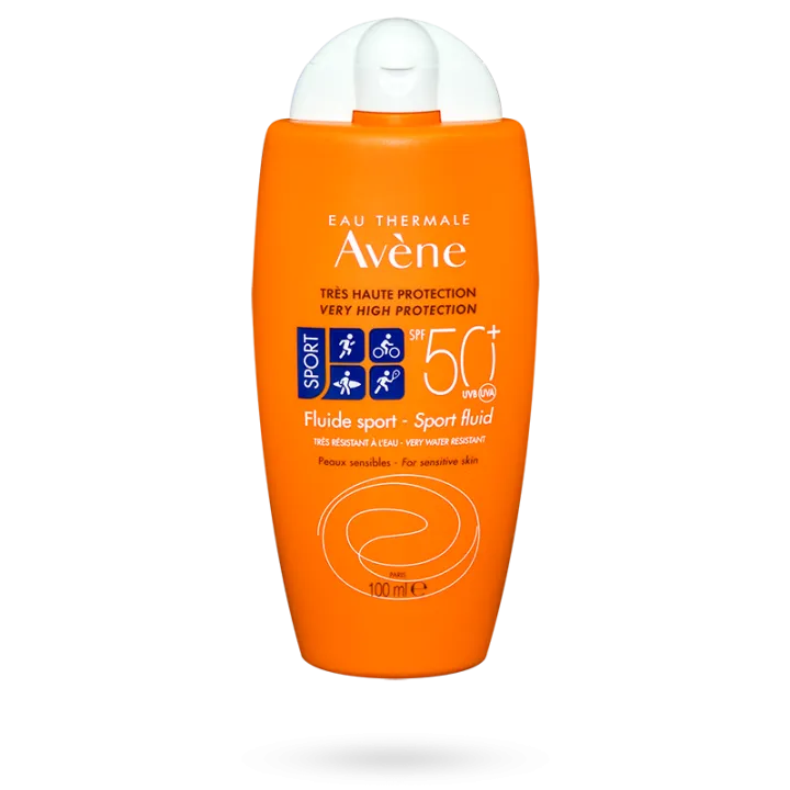 Fluide Sport Avène très haute protection SPF 50+ flacon de 100 ml