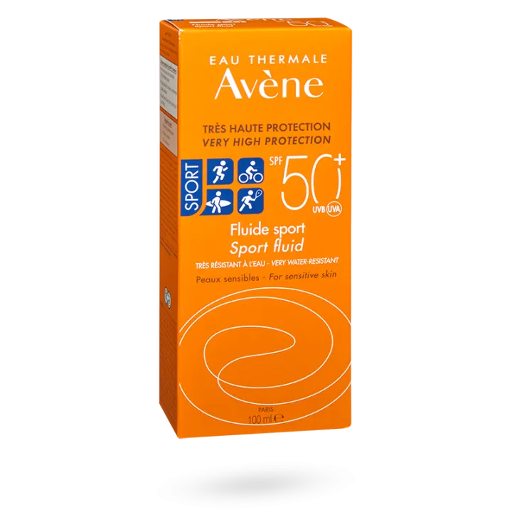 Fluide Sport Avène très haute protection SPF 50+ flacon de 100 ml