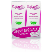 Saforelle soin lavant doux toilette intime et corporelle - Lot de 2 x 250 ml