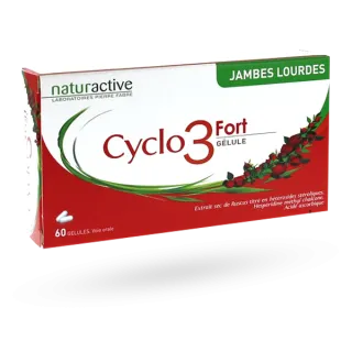 Cyclo 3 Fort jambes lourdes 60 gélules
