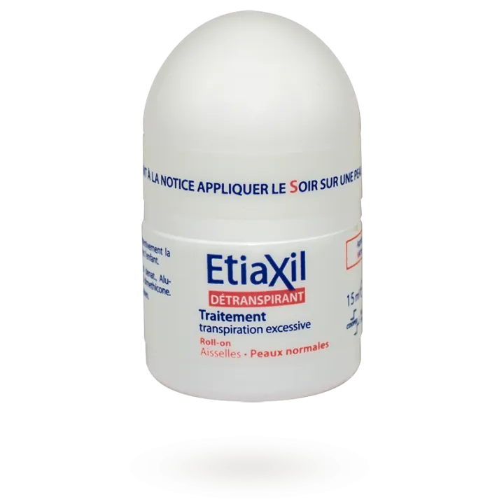 Etiaxil détranspirant aisselles peaux normales transpiration excessive roll-on 15 ml