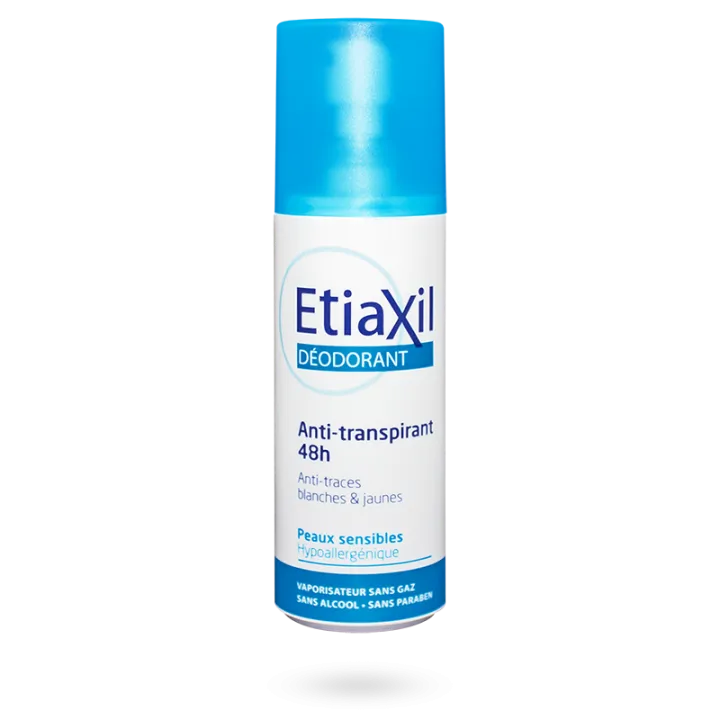 Etiaxil déodorant anti-transpirant 48h peaux sensibles spray 100 ml
