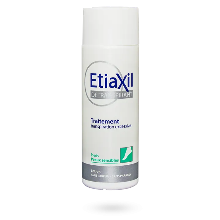 Etiaxil détranspirant pieds traitement transpiration excessive lotion 100 ml