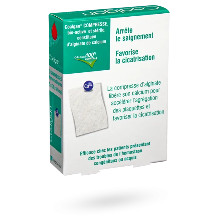 Coalgan compresse 5 compresses hémostatiques