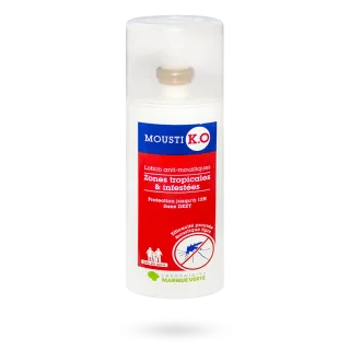 Mousti K.O lotion anti-moustiques zones tropicales & infestées 100 ml