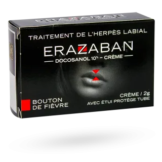Erazaban 10% crème herpès labial tube de 2 g Erazaban 10% crème herpès labial tube de 2 g