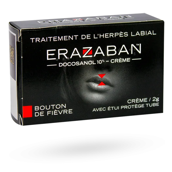 Erazaban 10% crème herpès labial tube de 2 g