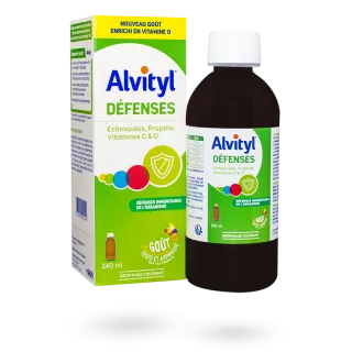 Alvityl Défenses sirop Tutti-Frutti - Flacon de 240 ml