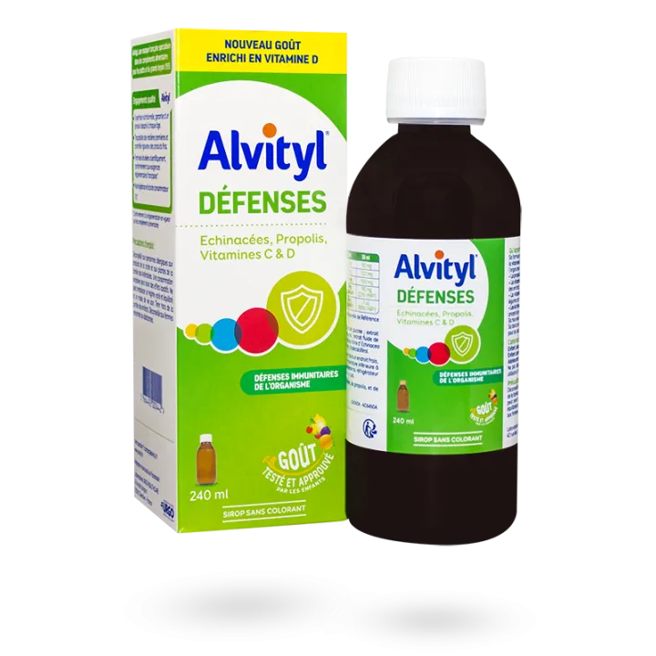 Alvityl Défenses sirop Tutti-Frutti - Flacon de 240 ml