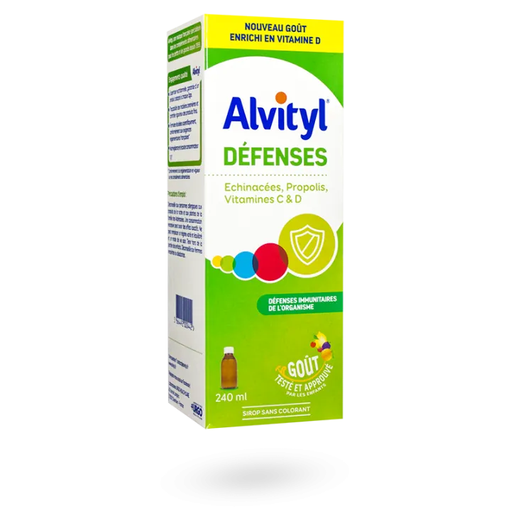 Alvityl Défenses sirop Tutti-Frutti - Flacon de 240 ml