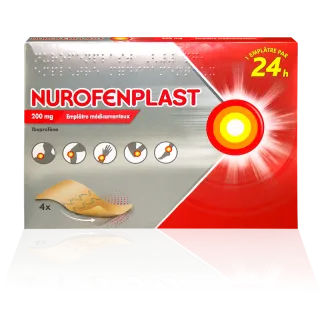 Nurofenplast emplâtre médicamenteux d'ibuprofène 200 mg
