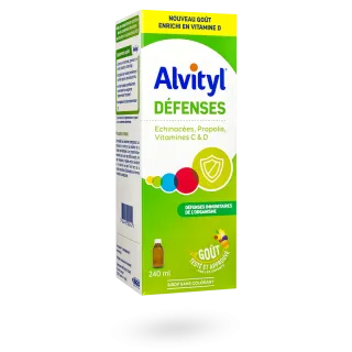 Alvityl défenses immunitaires de l'organisme sirop 240 ml