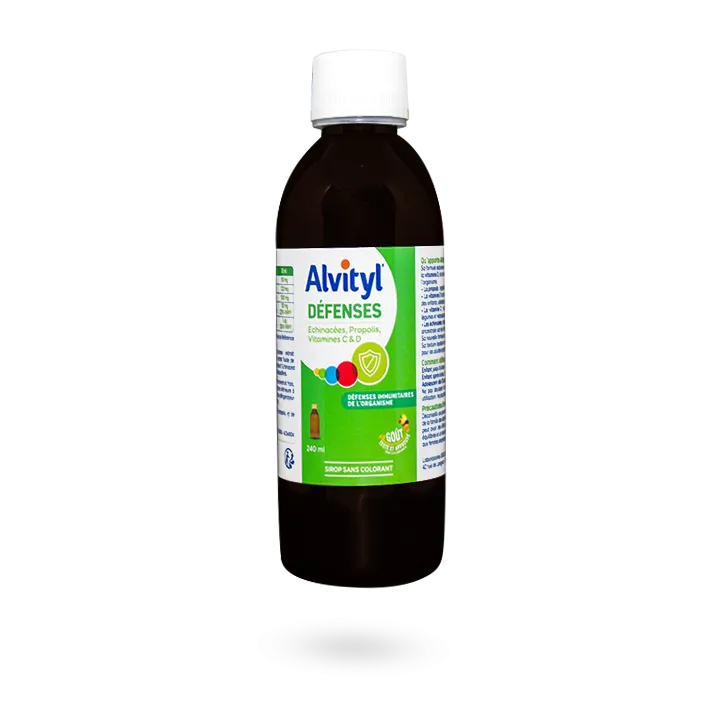 Alvityl défenses immunitaires de l'organisme sirop 240 ml