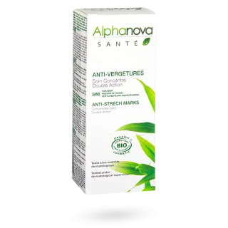 Soin concentré anti-vergetures Alphanova double action tube 150 ml