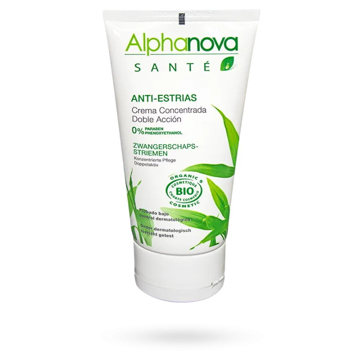 Soin concentré anti-vergetures Alphanova double action tube 150 ml