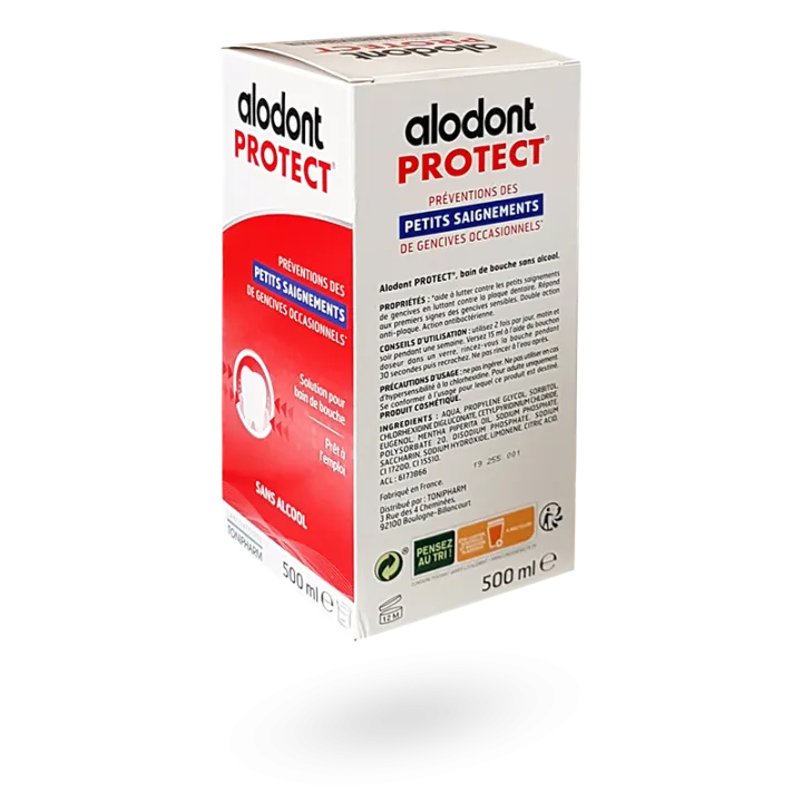 Alodont Protect Bain de bouche sans alcool flacon de 500 ml