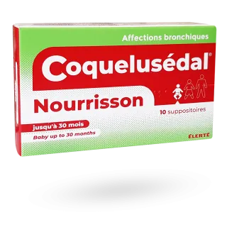 Coquelusédal Nourrisson affections bronchiques 10 suppositoires