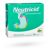 Neutricid brûlures d'estomac - 18 sachets menthe sans sucre