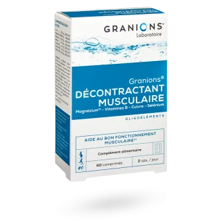 Granions décontractant musculaire 60 comprimés