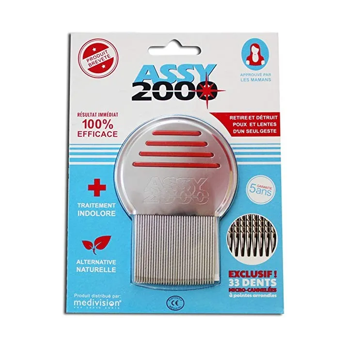 Assy 2000 peigne anti-poux et lentes