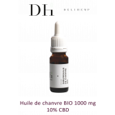 Huile sublinguale de chanvre BIO 1000 mg - Delihemp 10 ml