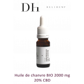 Huile sublinguale de chanvre BIO 2000 mg - Delihemp 10 ml