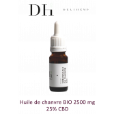 Huile sublinguale de chanvre BIO 2500 mg - Delihemp 10 ml