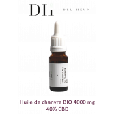 Huile sublinguale de chanvre BIO 4000 mg - Delihemp 10 ml