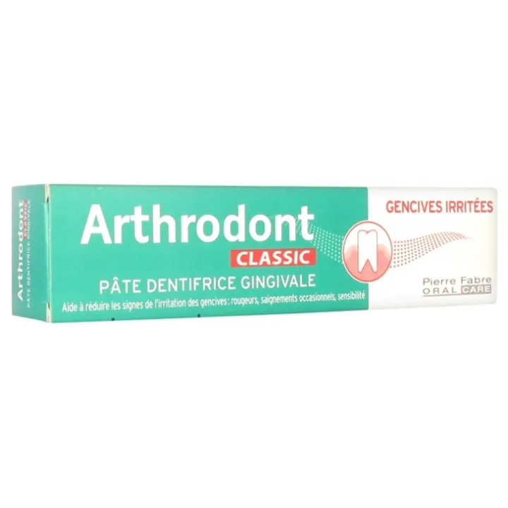 Arthrodont Classic pâte dentifrice gingivale gencives irritées