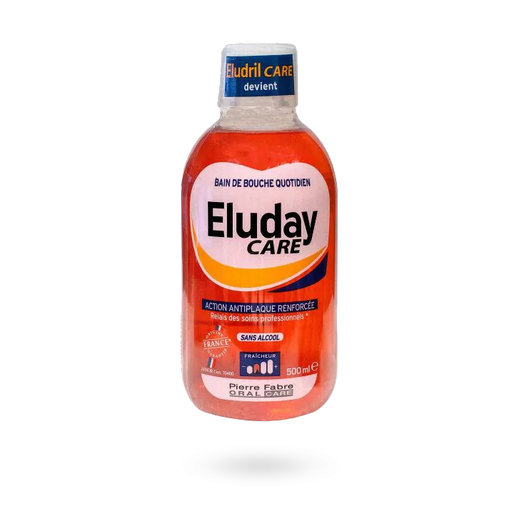Eluday Care bain de bouche antiplaque renforcé - 500 ml