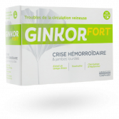 Ginkor Fort crise hémorroïdaire et jambes lourdes - 30 gélules