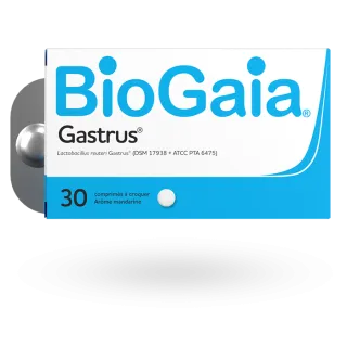 BioGaia Gastrus arôme mandarine - 30 comprimés à croquer