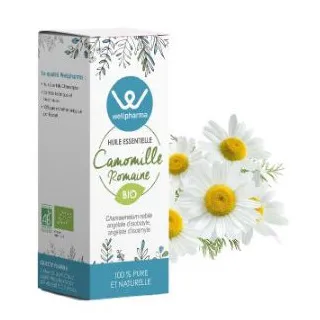 Huile essentielle Camomille Romaine BIO 5 ml - Wellpharma