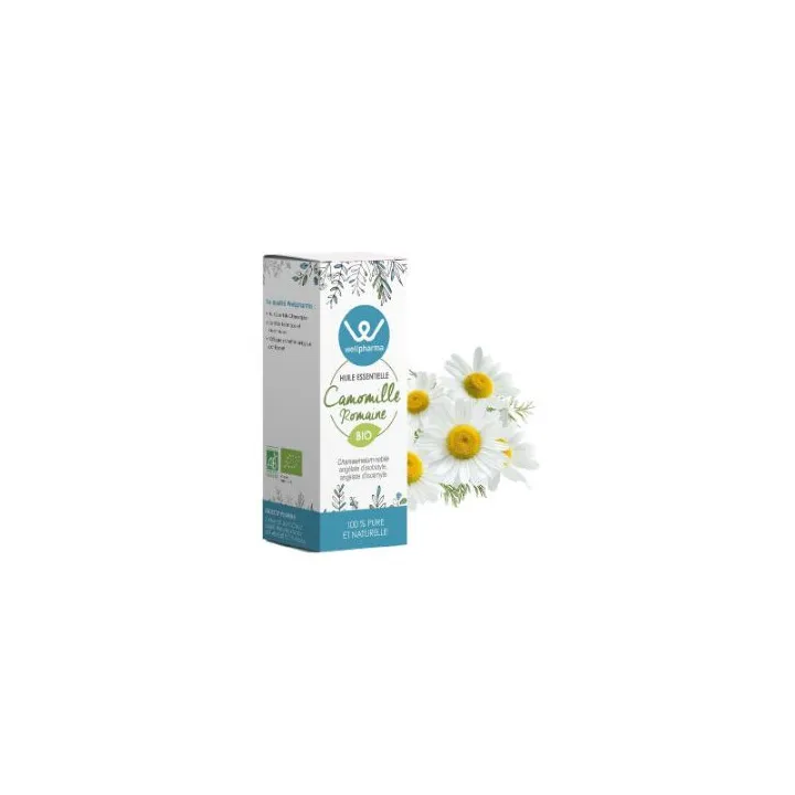 Huile essentielle Camomille Romaine BIO 5 ml - Wellpharma