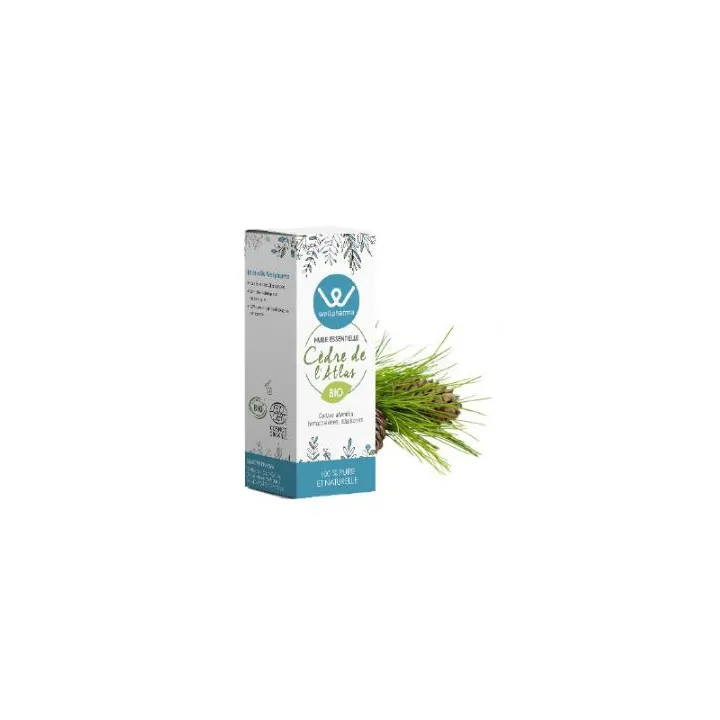 Huile essentielle Cèdre de l'Atlas BIO 10 ml - Wellpharma