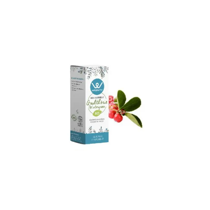 Huile essentielle Gaulthérie BIO 10 ml - Wellpharma