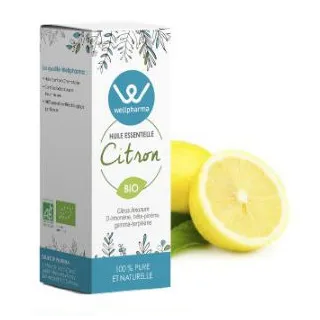 Huile essentielle Citron BIO 10 ml - Wellpharma