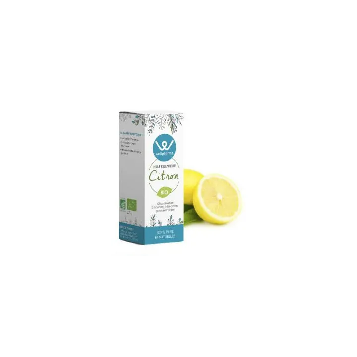 Huile essentielle Citron BIO 10 ml - Wellpharma