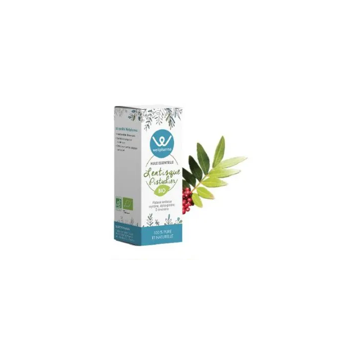 Huile essentielle Lentisque Pistachier BIO 5 ml - Wellpharma