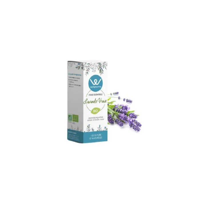 Huile essentielle Lavande Vraie BIO 10 ml - Wellpharma