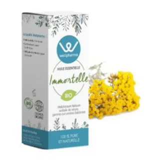 Huile essentielle Immortelle BIO 5 ml - Wellpharma