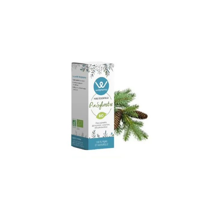 Huile essentielle Pin Sylvestre BIO 10 ml - Wellpharma