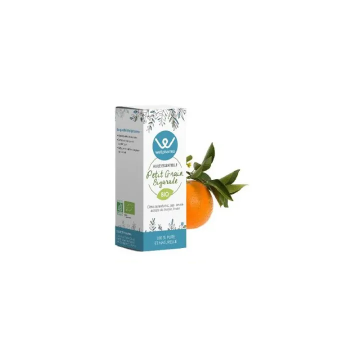 Huile essentielle Petit Grain Bigarade BIO 10 ml - Wellpharma