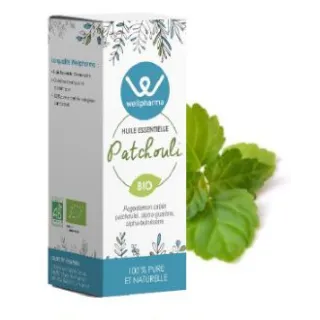 Huile essentielle Patchouli BIO 10 ml - Wellpharma